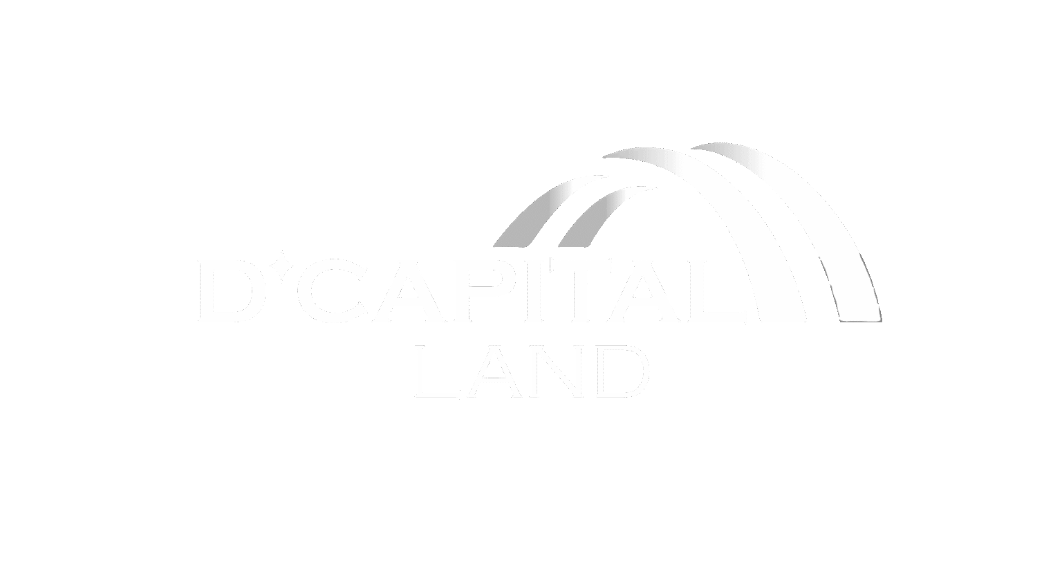 D' Capital Land white logo