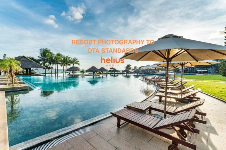 Chụp ảnh resort theo tiêu chuẩn booking