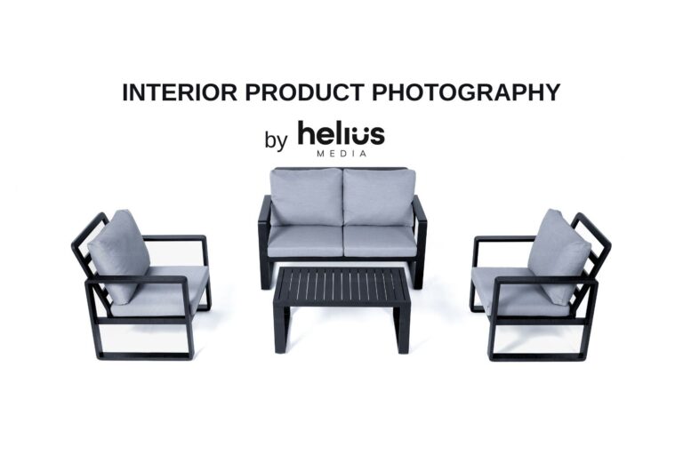 Professional furniture product photography